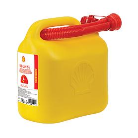 Shell Bensínbrúsi 5L * Gulur* með áfyllingarstút