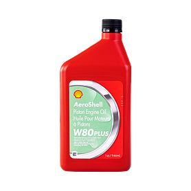 AEROSHELL OIL W80 Plus 1L **Sérpöntun**