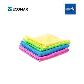 Örtrefjaklútur 250gsm 40x40cm - Gulur / 10 stk