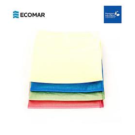 Glerklútur (Premium) 40x40cm Gulur / 10 stk