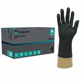 Hanskar Nitril GL897 Svartir L -100 stk